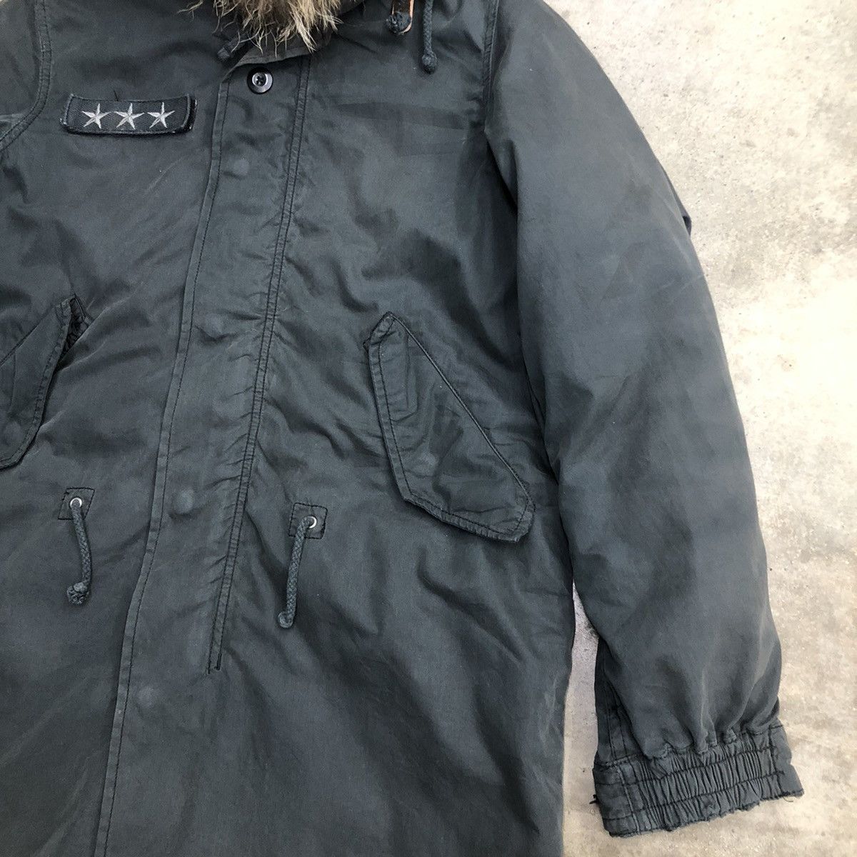 Avirex Avirex Sunfaded Hoodie Faux Fur Parka Fishtail Size US M / EU 48-50 / 2 - 5 Thumbnail
