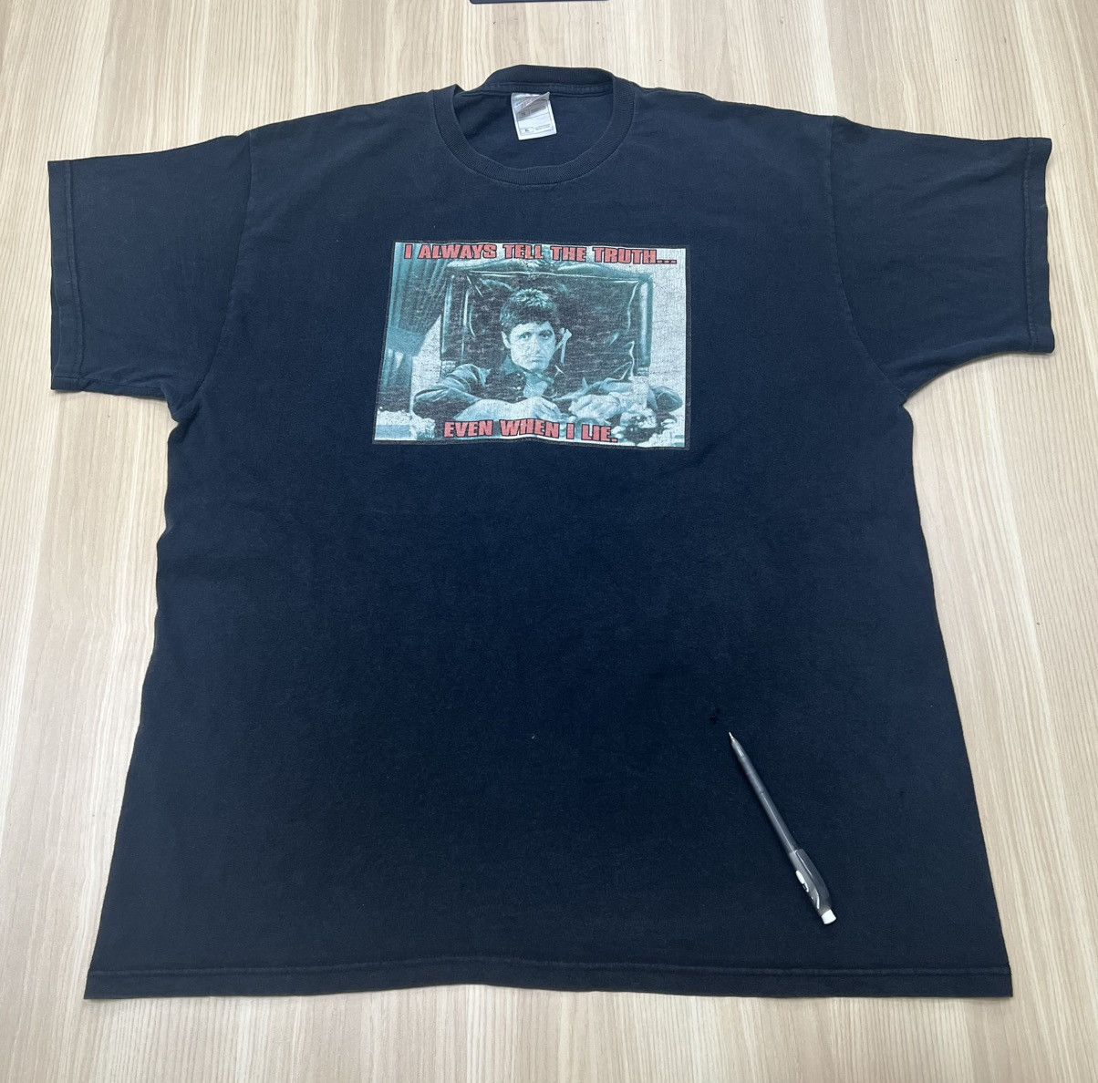 Vintage Vintage 90’s Scarface Size US XL / EU 56 / 4 - 5 Thumbnail