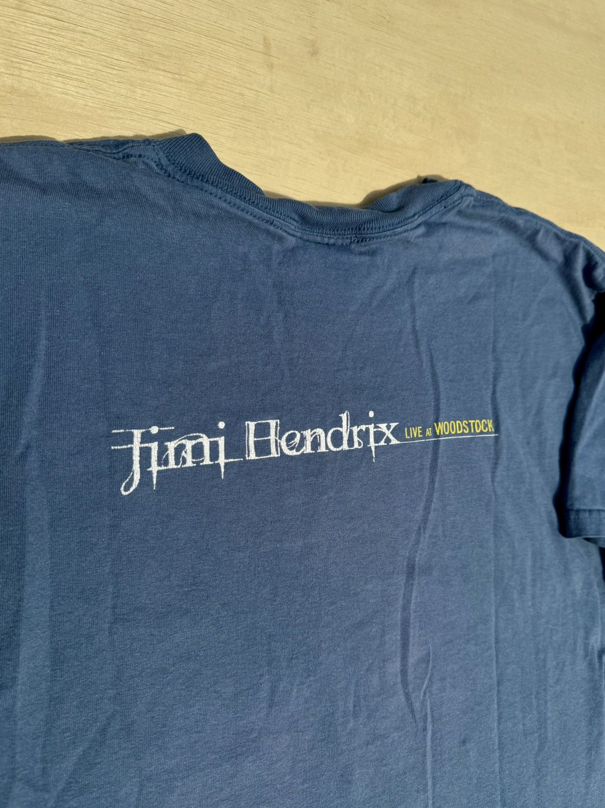 Band Tees × Rap Tees × Zion Rootswear 1999 Jimi Hendrix Live At Woodstock Zion Vintage Rap T-Shirt Size US L / EU 52-54 / 3 - 8 Thumbnail