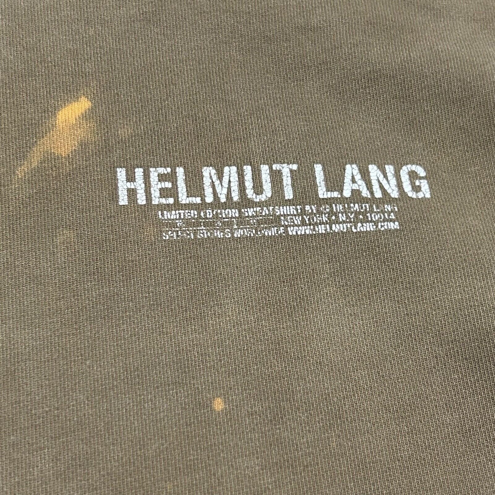 Designer × Helmut Lang × Vintage Helmut Lang Authentic Designer Faded Green Hoodie Sweatshirt Size US M / EU 48-50 / 2 - 4 Thumbnail