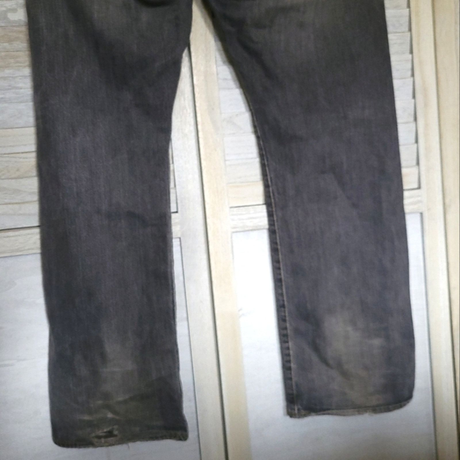 Levi's Levi's Button Fly Relaxed Mens Gray Jeans Size 36 36x29 Size US 36 / EU 52 - 7 Thumbnail