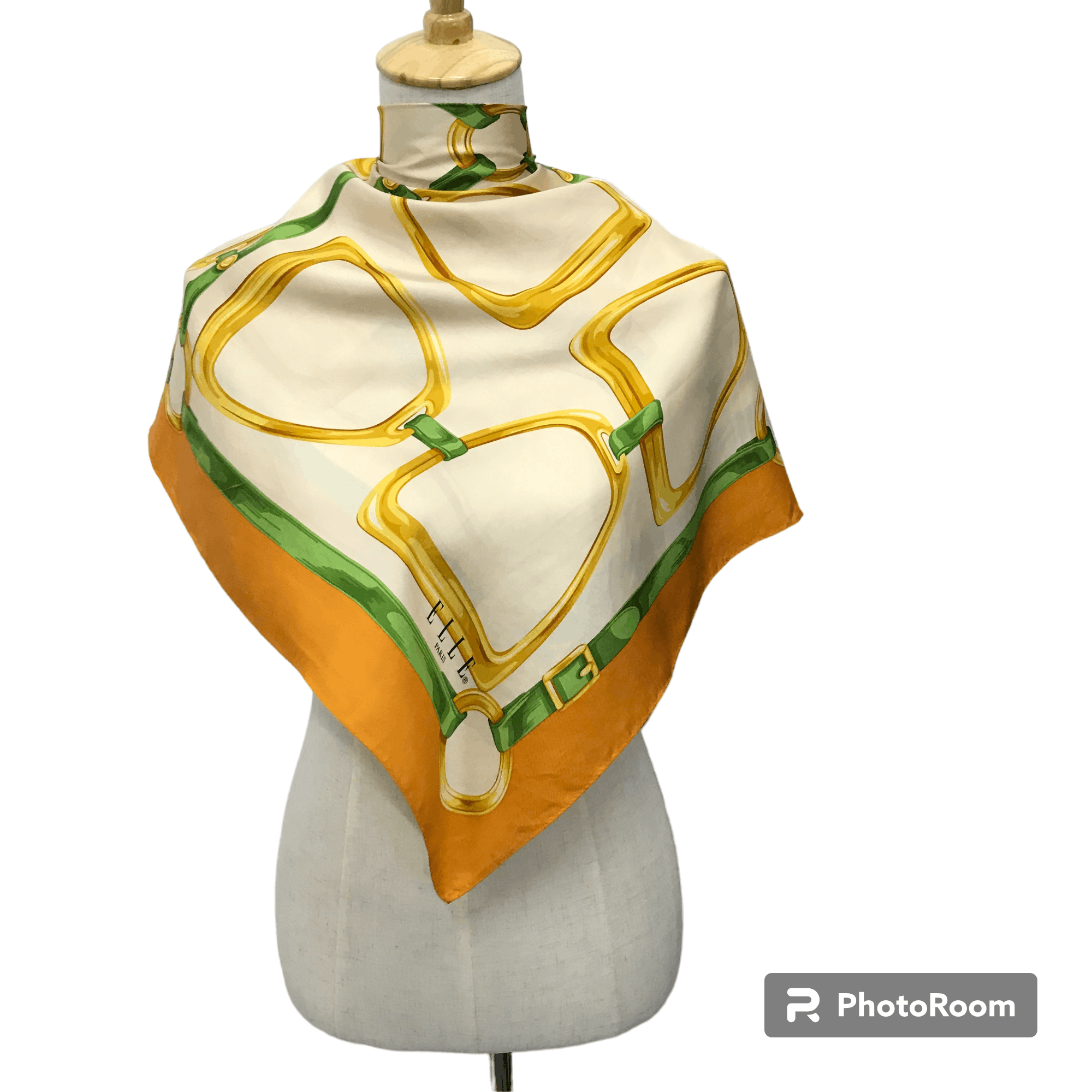 image of Archival Clothing x Avant Garde Vintage Elle Silk Scarf M20, Men's