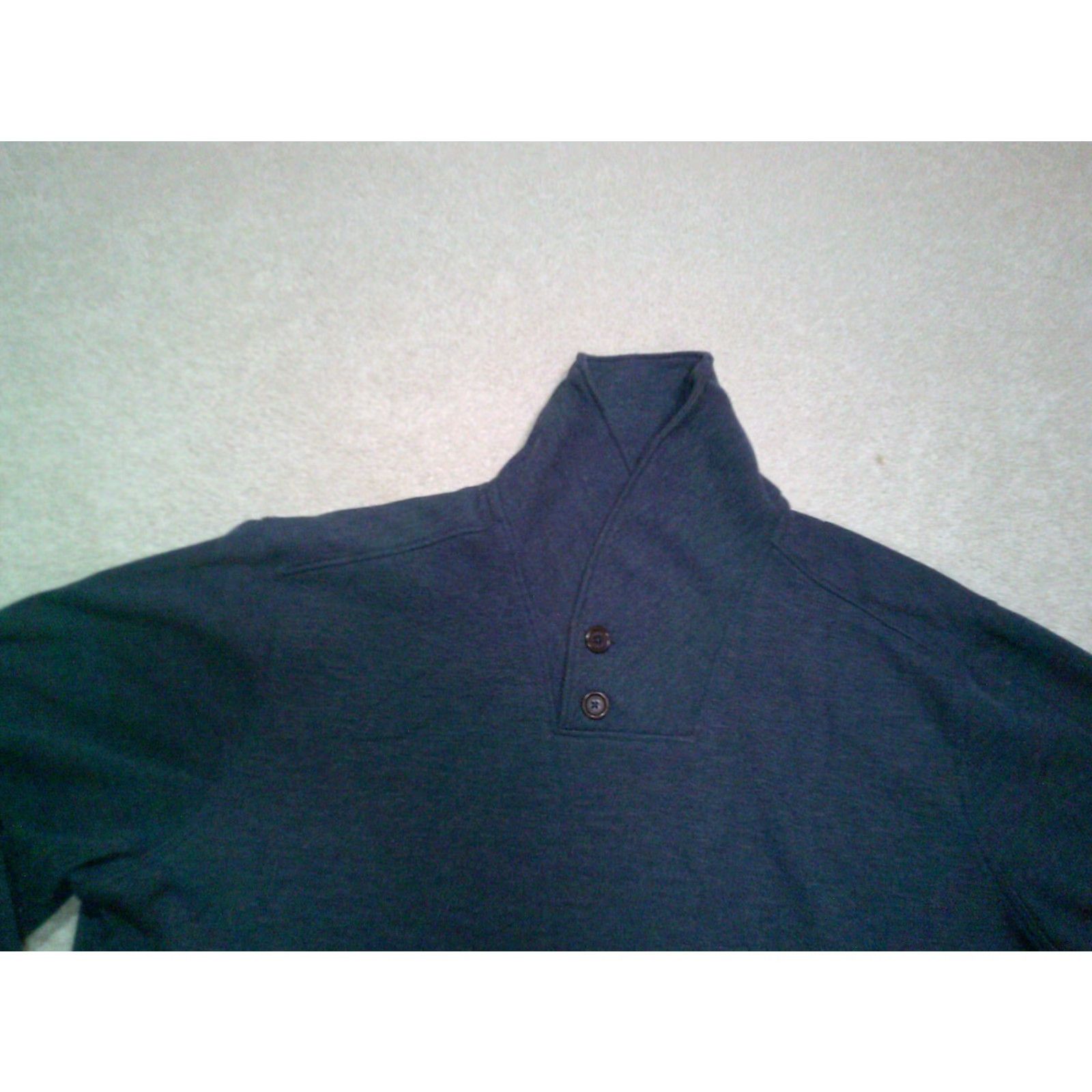 Tommy Bahama Tommy Bahama Sweater Large Blue Pullover Knit Long Sleeve High Neck Casual Beach Classic Golf Lightweight Cotton Blend Logo Mens Size US L / EU 52-54 / 3 - 3 Thumbnail