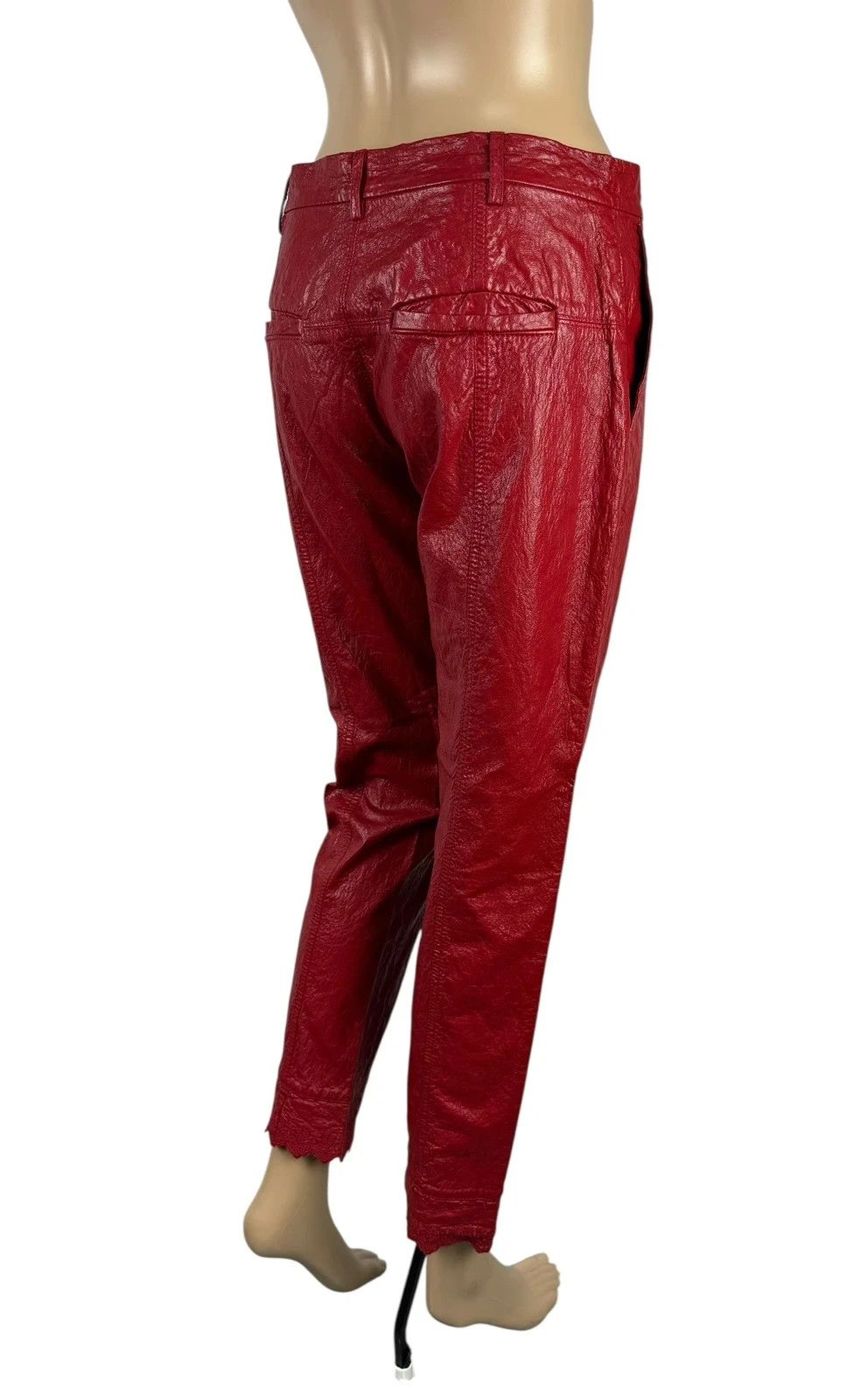 Other Philosophy Di Lorenzo Serafini Faux Leather Trousers Size 27" / US 4 / IT 40 - 9 Thumbnail
