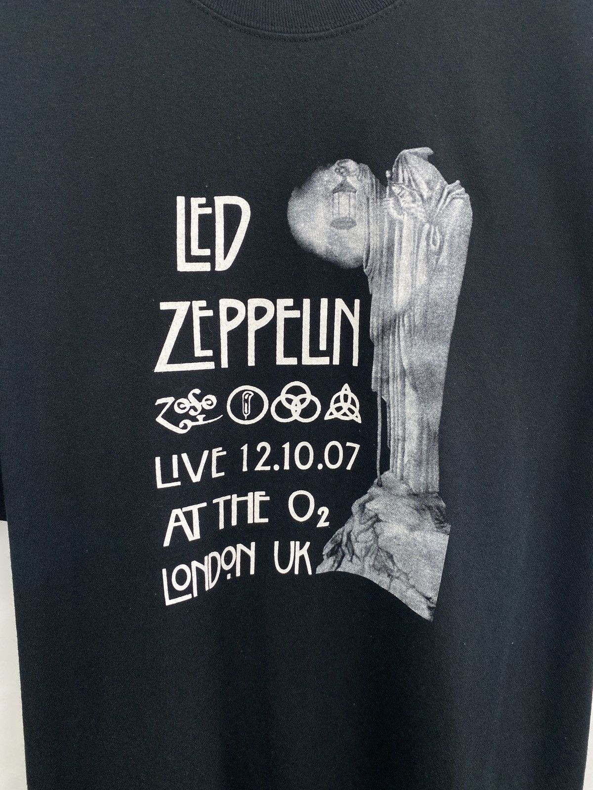 Led Zeppelin 🇬🇧 Vintage Led Zeppelin 1968 Concert T-Shirt Reprint 2007 Size US XL / EU 56 / 4 - 4 Thumbnail