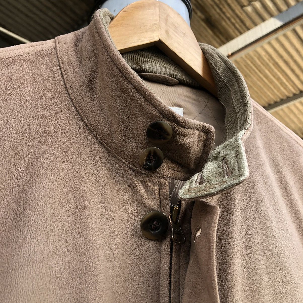 Japanese Brand Vintage Intermezzo Suede Bomber Jacket Size US M / EU 48-50 / 2 - 3 Thumbnail