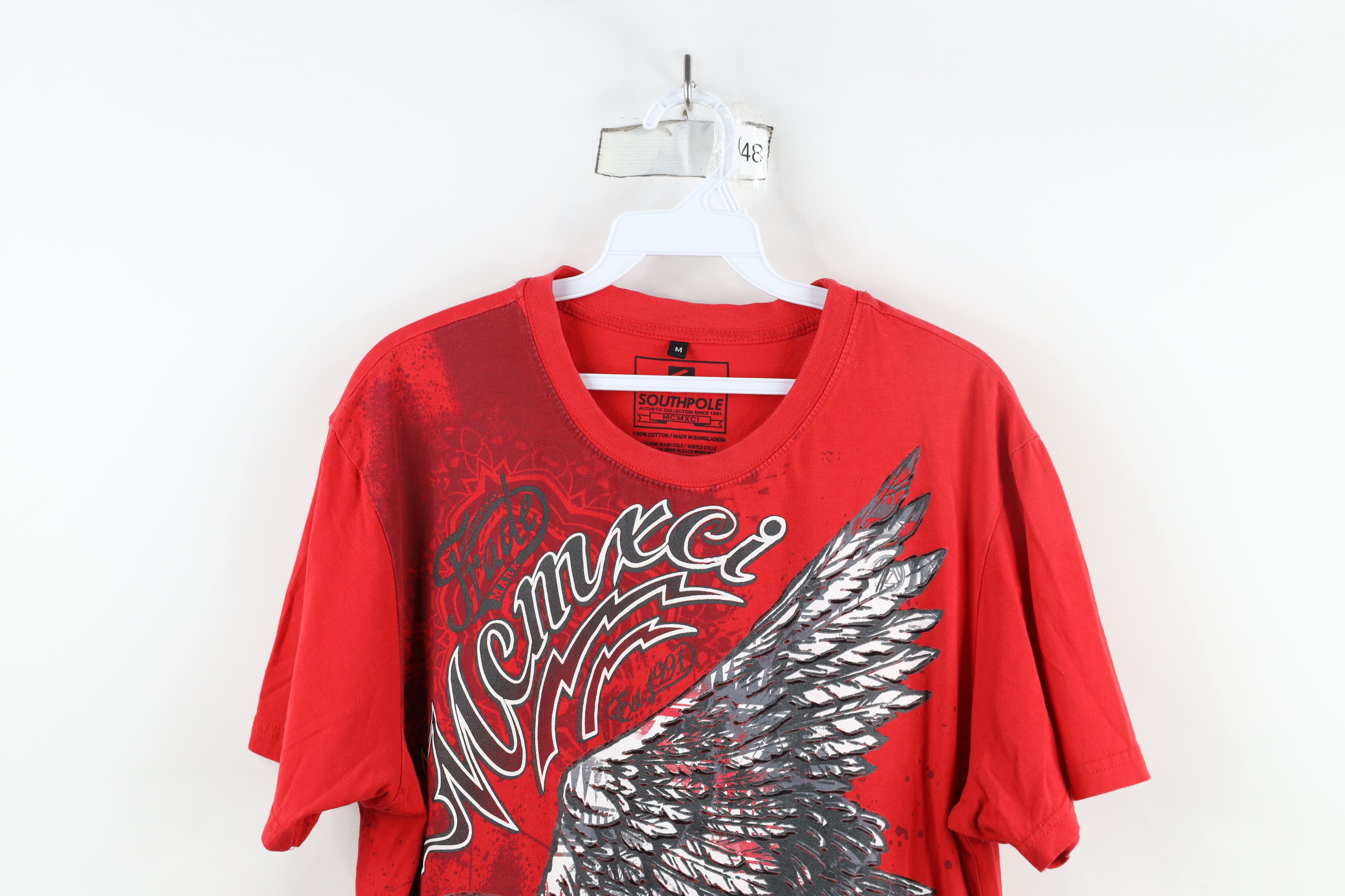 Southpole × Vintage Vintage Y2K Southpole Spell Eagle MMA UFC Fighting T-Shirt Size US M / EU 48-50 / 2 - 2 Thumbnail