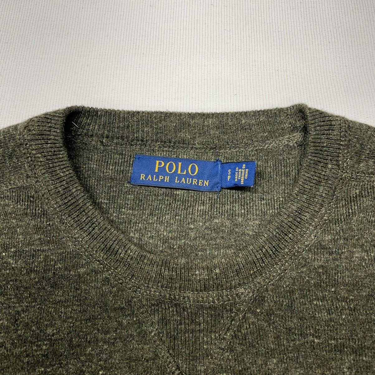 Polo Ralph Lauren Polo Ralph Lauren Sweater Green Pullover Crewneck Knit Olive Size US S / EU 44-46 / 1 - 3 Thumbnail