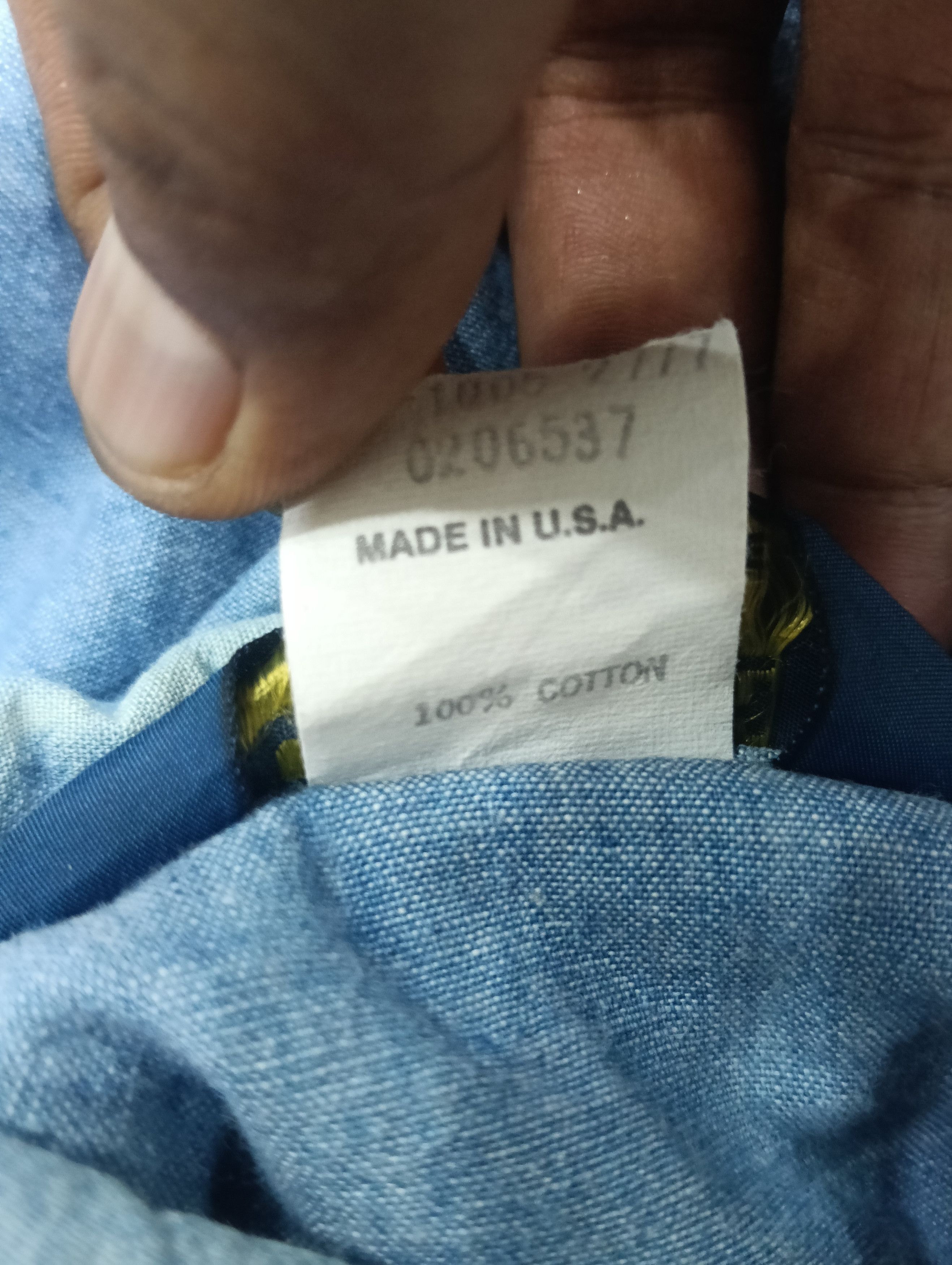 Oshkosh True Vintage 70s Osh Kosh Like USN Chambray Size US M / EU 48-50 / 2 - 5 Thumbnail