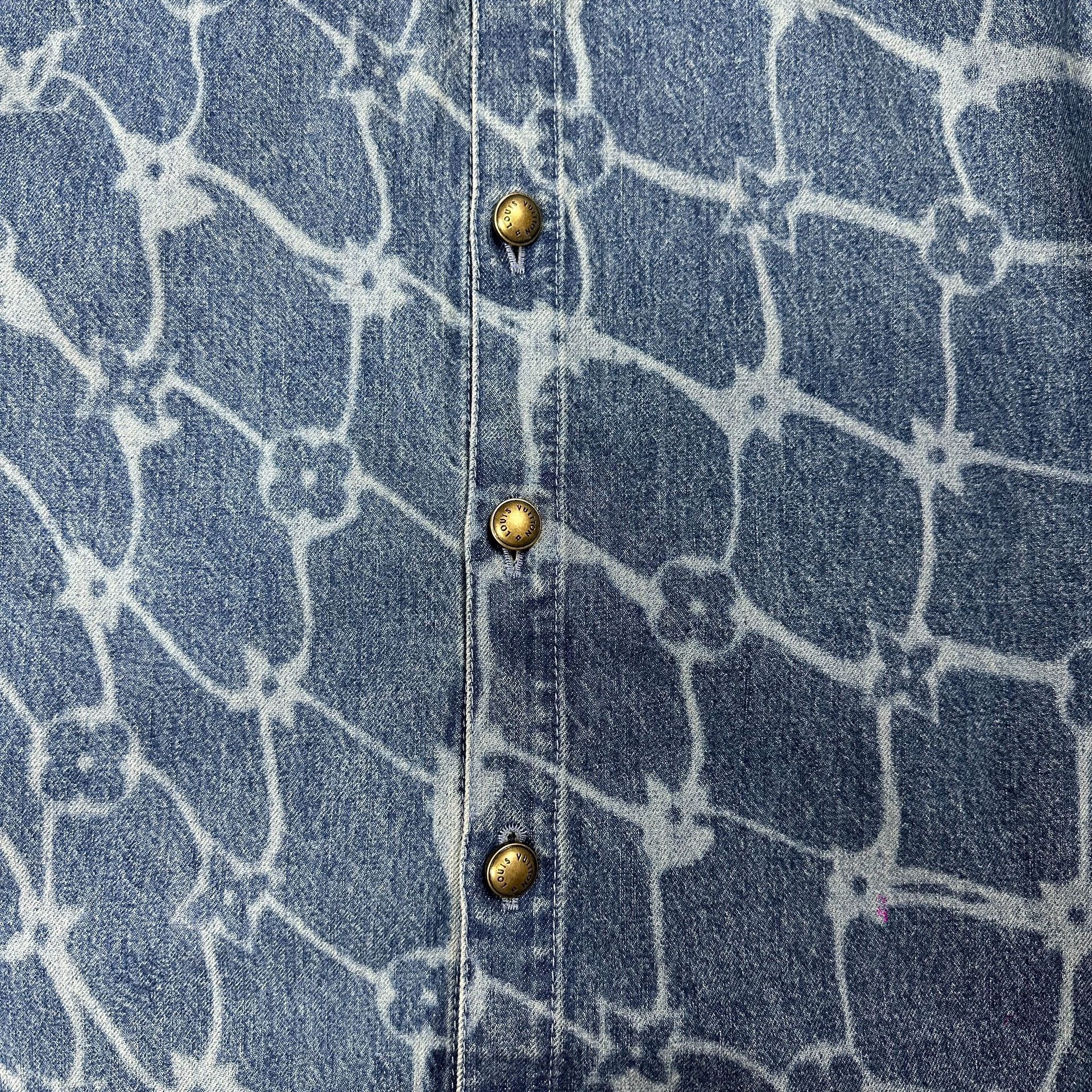 Louis Vuitton louis vuitton ss24 blue denim short shirt Size US M / EU 48-50 / 2 - 5 Thumbnail