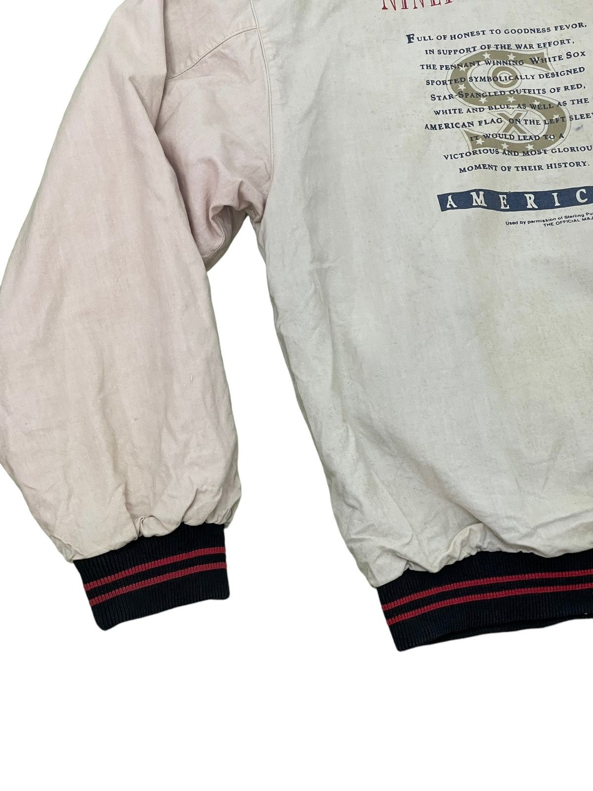 Sports Specialties Reversible Vtg 90s Chicago White Sox MLB Varsity Jacket 5🟩6 Size US L / EU 52-54 / 3 - 18 Thumbnail