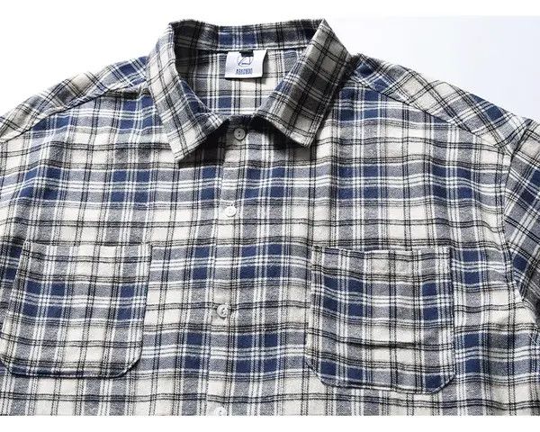 VIBE Summer Fashion Casual Plaid Shirt Size US XL / EU 56 / 4 - 6 Thumbnail