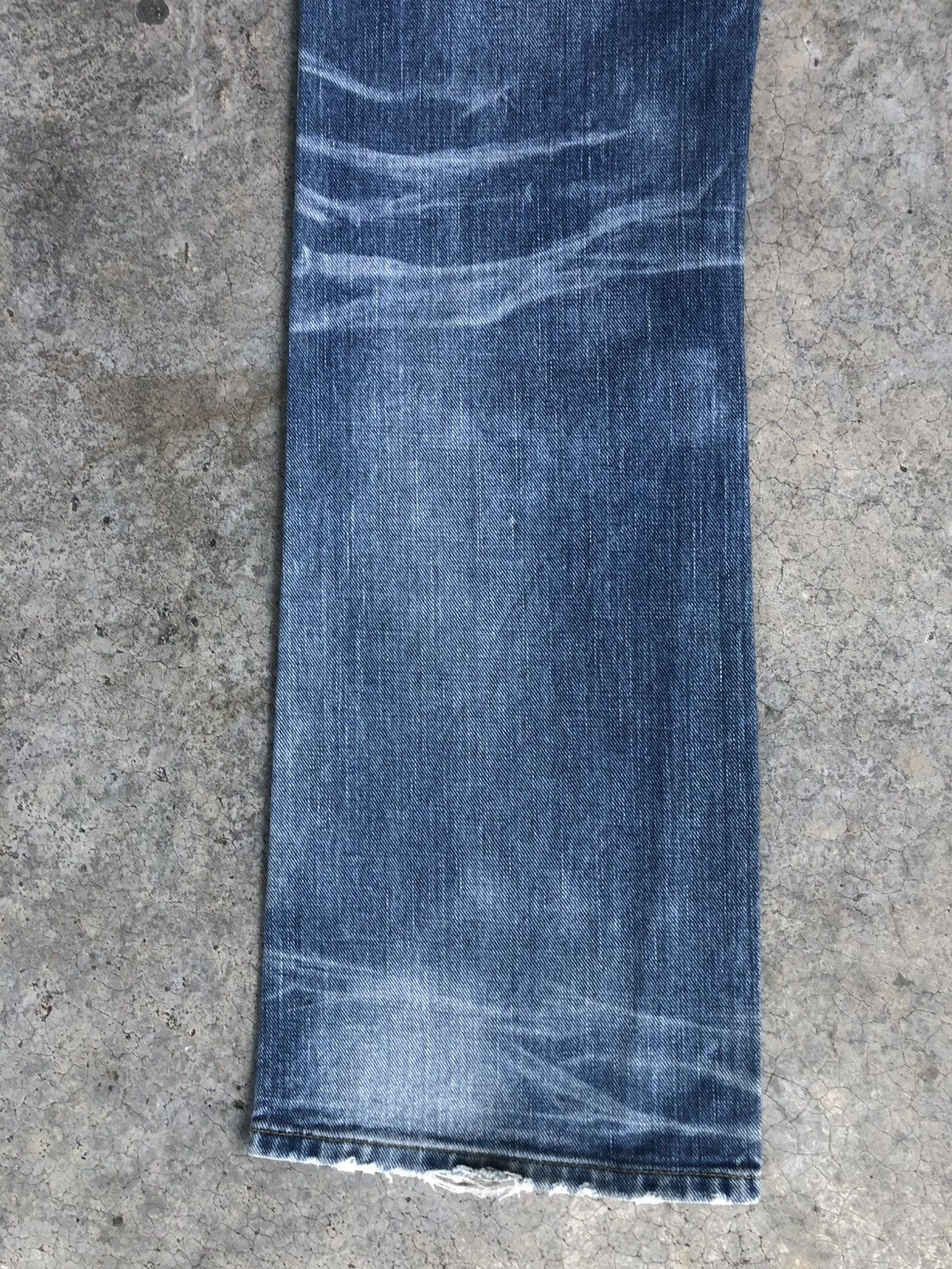 If Six Was Nine Japanese Lee Flared Jeans Distressed Jeans Size US 32 / EU 48 - 11 Thumbnail