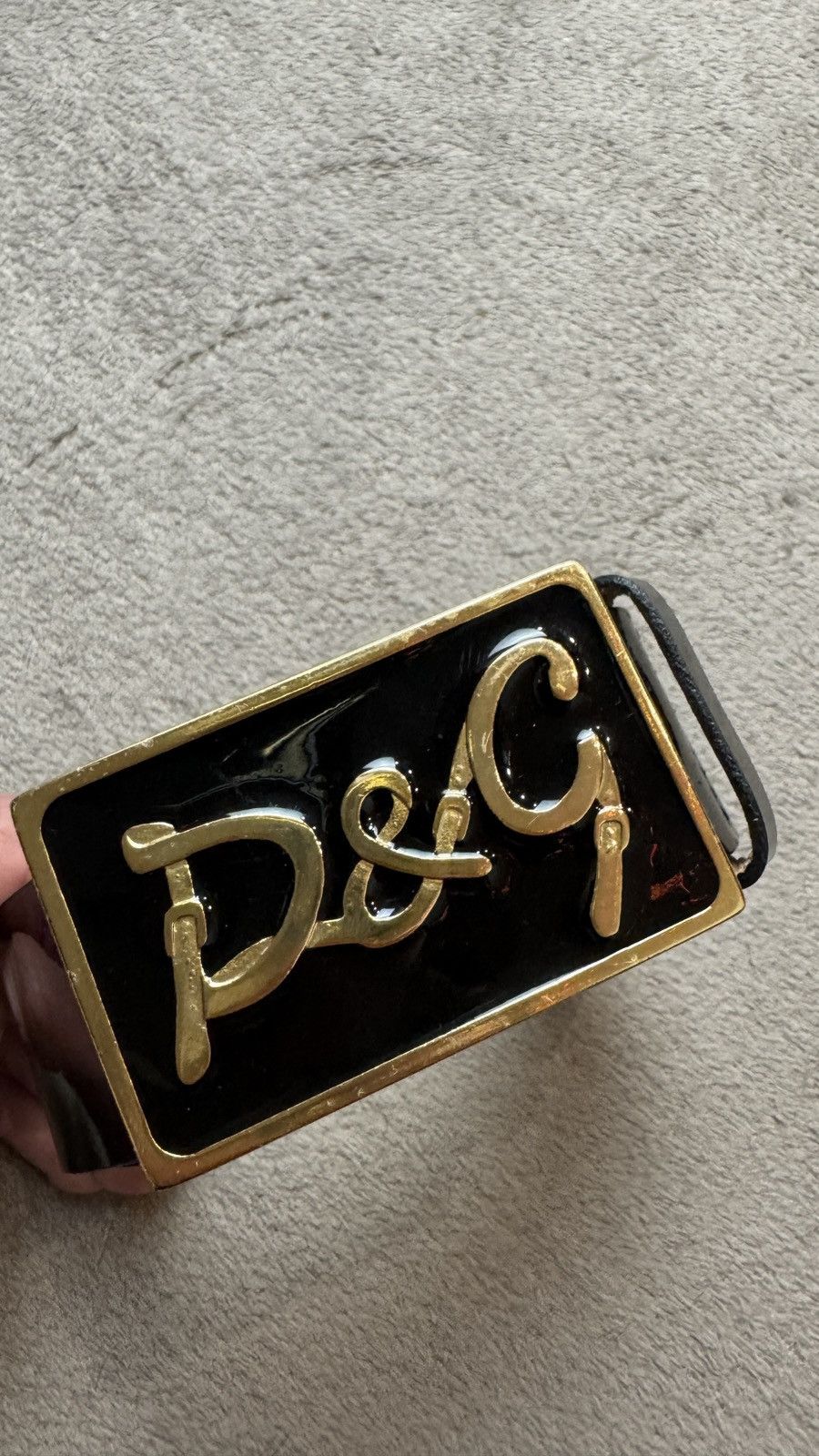 Dolce & Gabbana Vintage Leather Lacquer Belt Waist chanel ysl gucci y2k dior Size ONE SIZE - 2 Thumbnail
