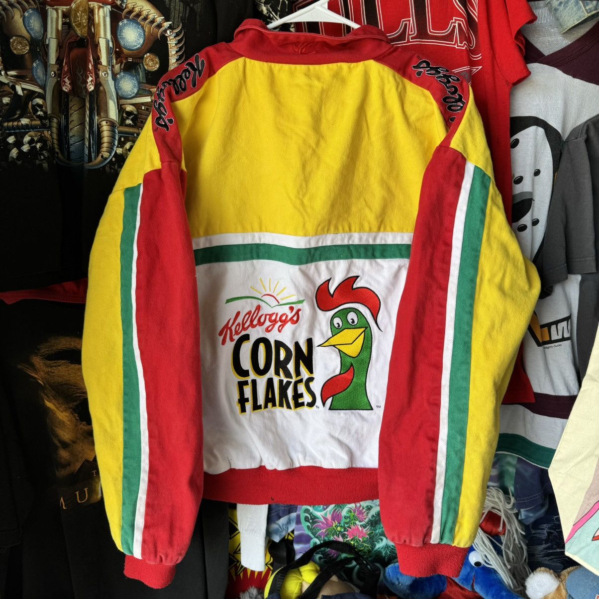 NASCAR × Vintage 90s RACING JACKET TERRY LABONTE KELLOGGS CEREAL NASCAR Size US L / EU 52-54 / 3 - 7 Thumbnail