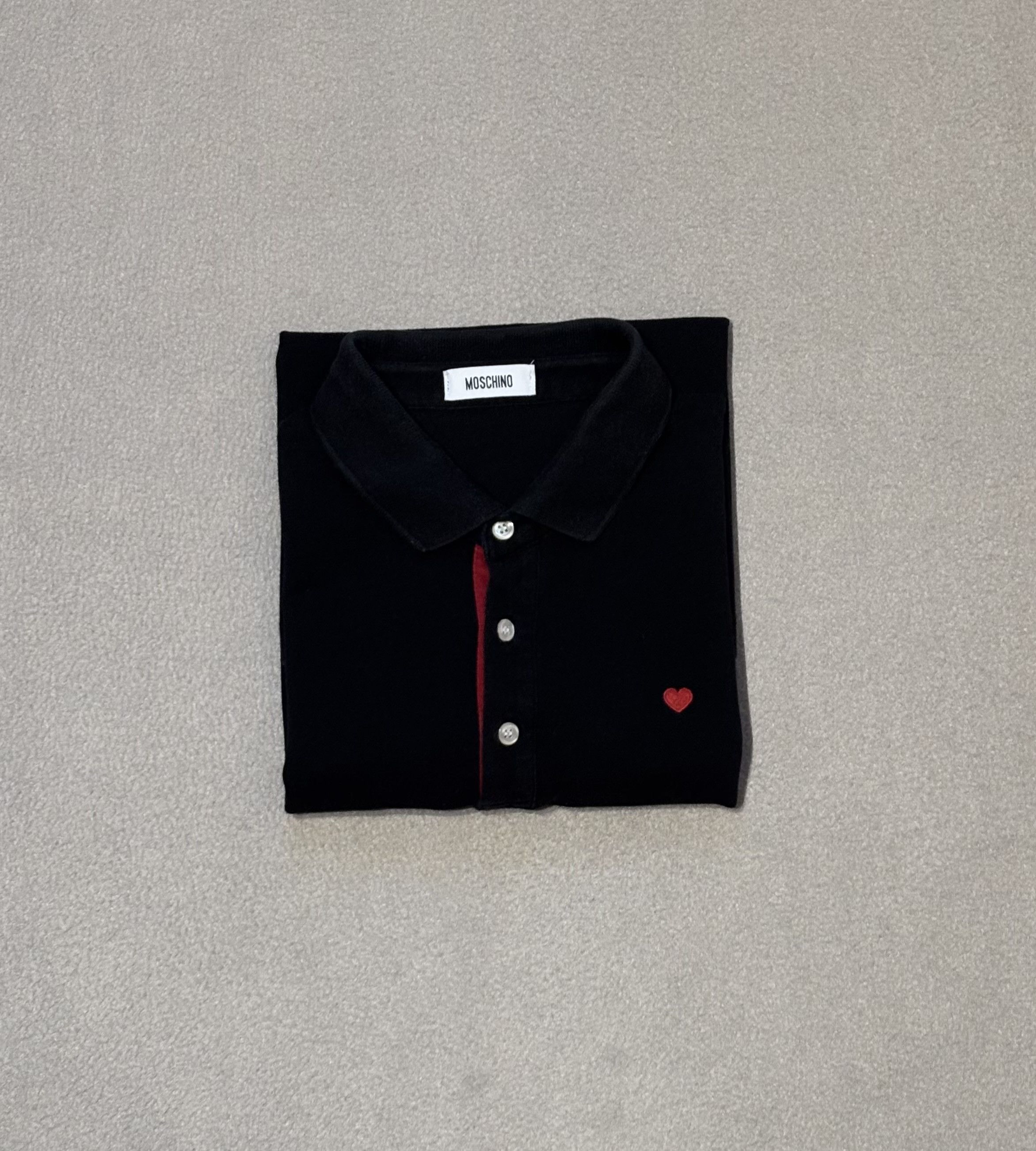 Moschino Moschino Black Polo Shirt Size M Size US M / EU 48-50 / 2 - 16 Thumbnail