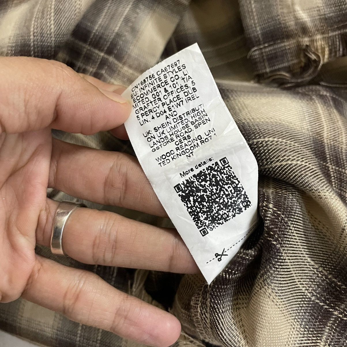 GOA Checkered Flanel Disstresed Beautiful Design Size US L / EU 52-54 / 3 - 7 Thumbnail