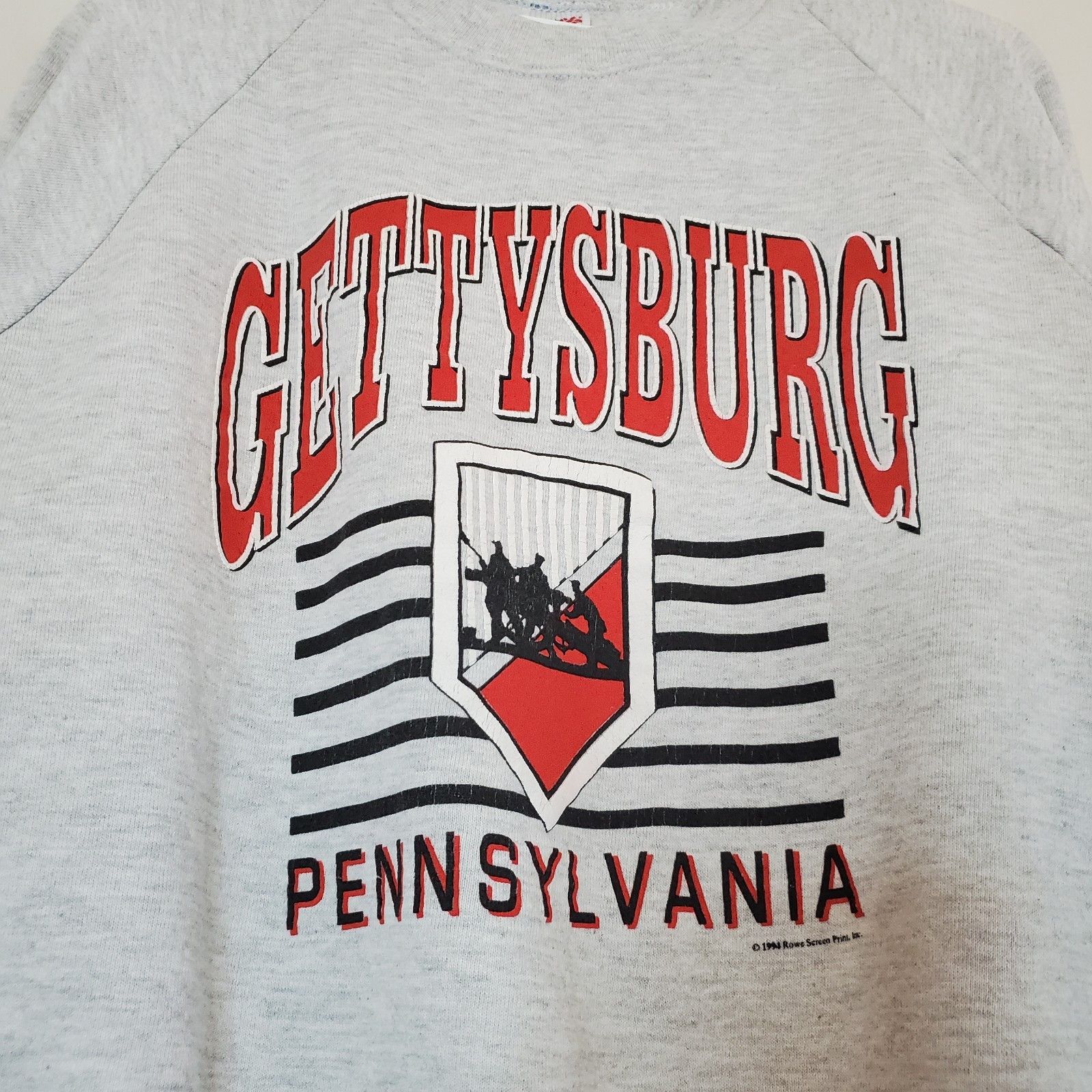 Vintage Vintage 90s 1994 Gettysburg Pennsylvania Crewneck Size XL Size US XL / EU 56 / 4 - 2 Thumbnail
