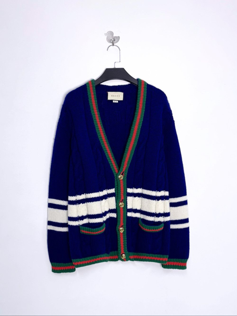 Gucci Gucci La Société Angelique Wool Cardigan Size XS Size XS / US 0-2 / IT 36-38 - 1 Thumbnail