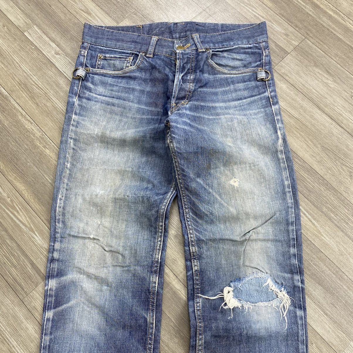 Beauty Beast 90s Beauty Beast Distressed Punk Lgb Goa Grunge Denim Pants Size US 32 / EU 48 - 2 Thumbnail