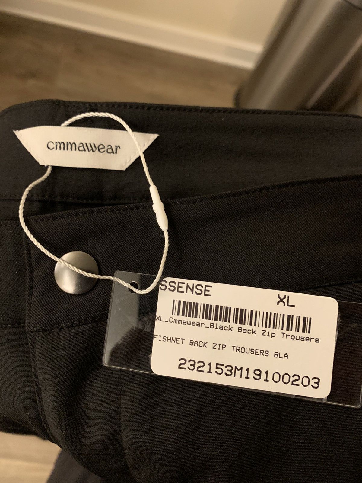 CMMAWEAR Cmmawear Fishnet Back Zip Trousers Size US 36 / EU 52 - 3 Thumbnail