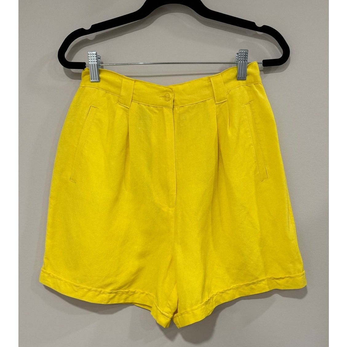 Other Vintage 1980s Linen Mom Shorts 80s High Rise Louise Paris 7 Size 26" / US 2 / IT 38 - 8 Thumbnail