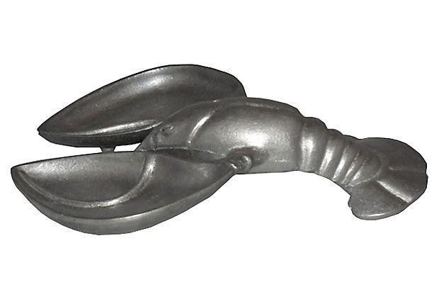 Designer Pewter Lobster Catchall Plate Dish Size ONE SIZE - 2 Thumbnail