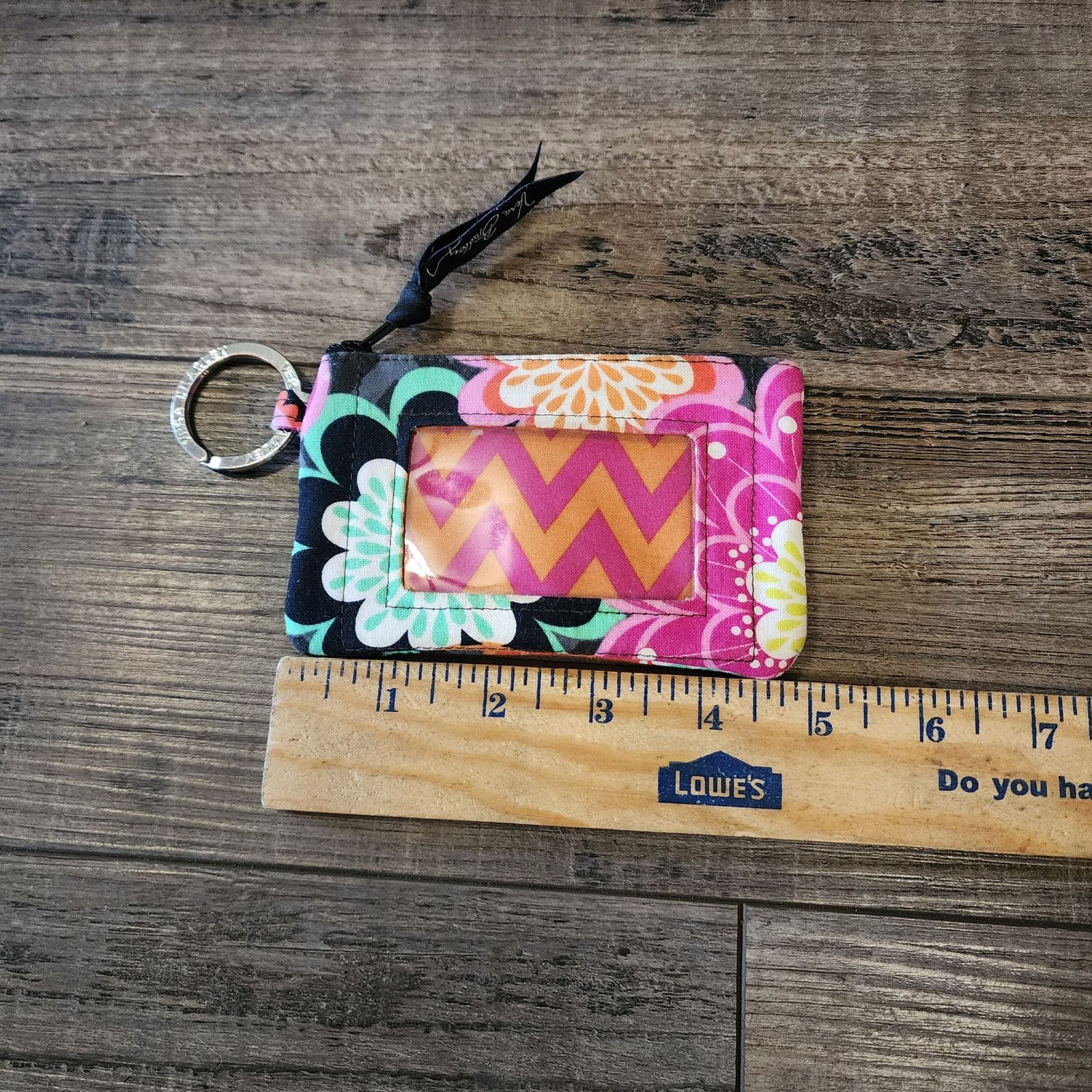 Vera Bradley Vera Bradley ID wallet pouch with key ring b43 Size ONE SIZE - 5 Thumbnail