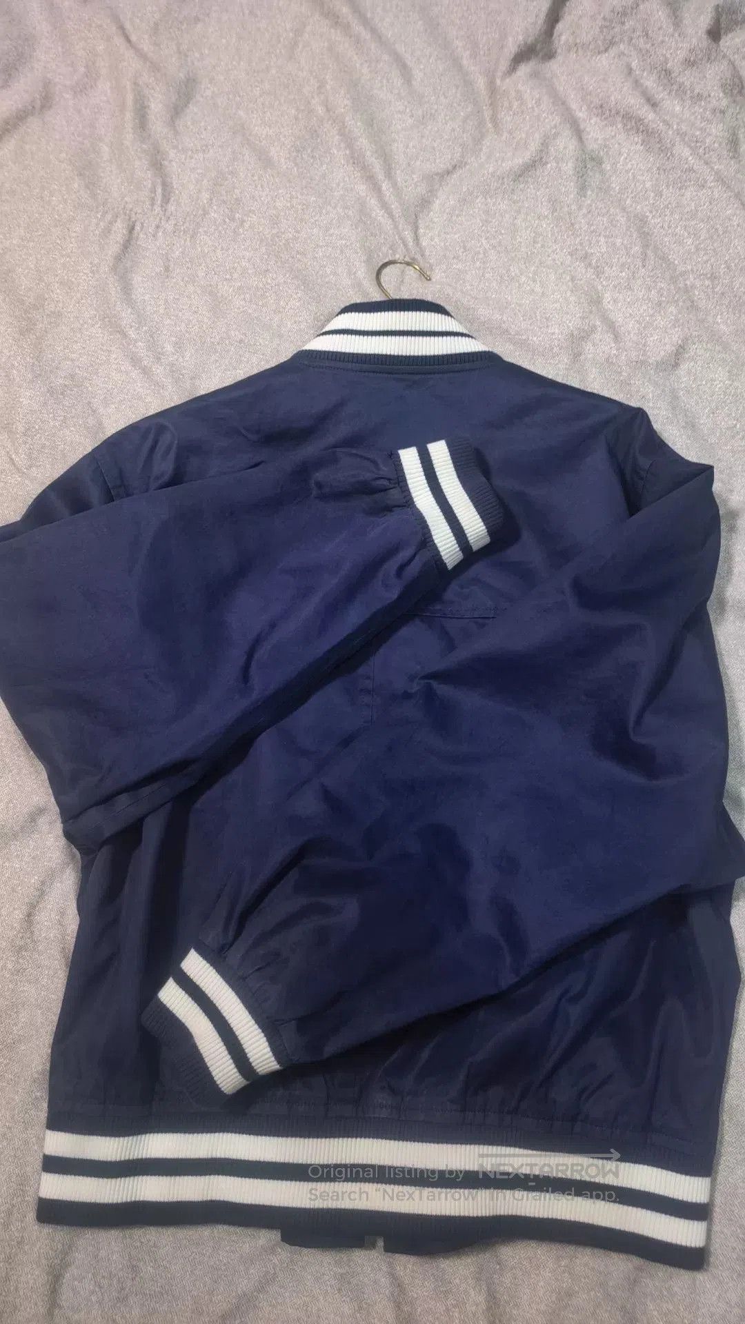 Valentino Valentino Men's Navy Pilot Jacket. Size US M / EU 48-50 / 2 - 2 Thumbnail