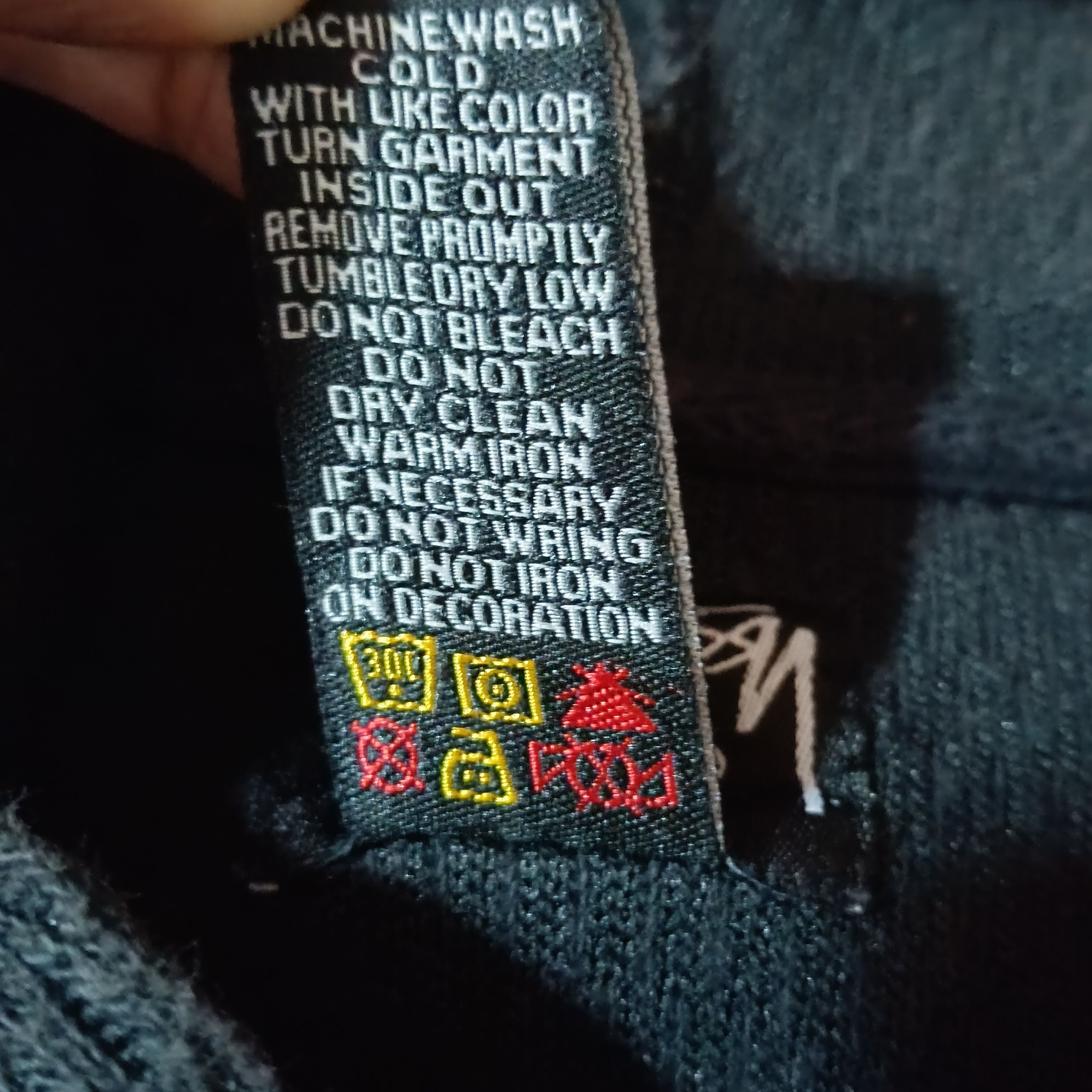 Stussy Vintage Stussy Black Hoddie Size US M / EU 48-50 / 2 - 2 Thumbnail