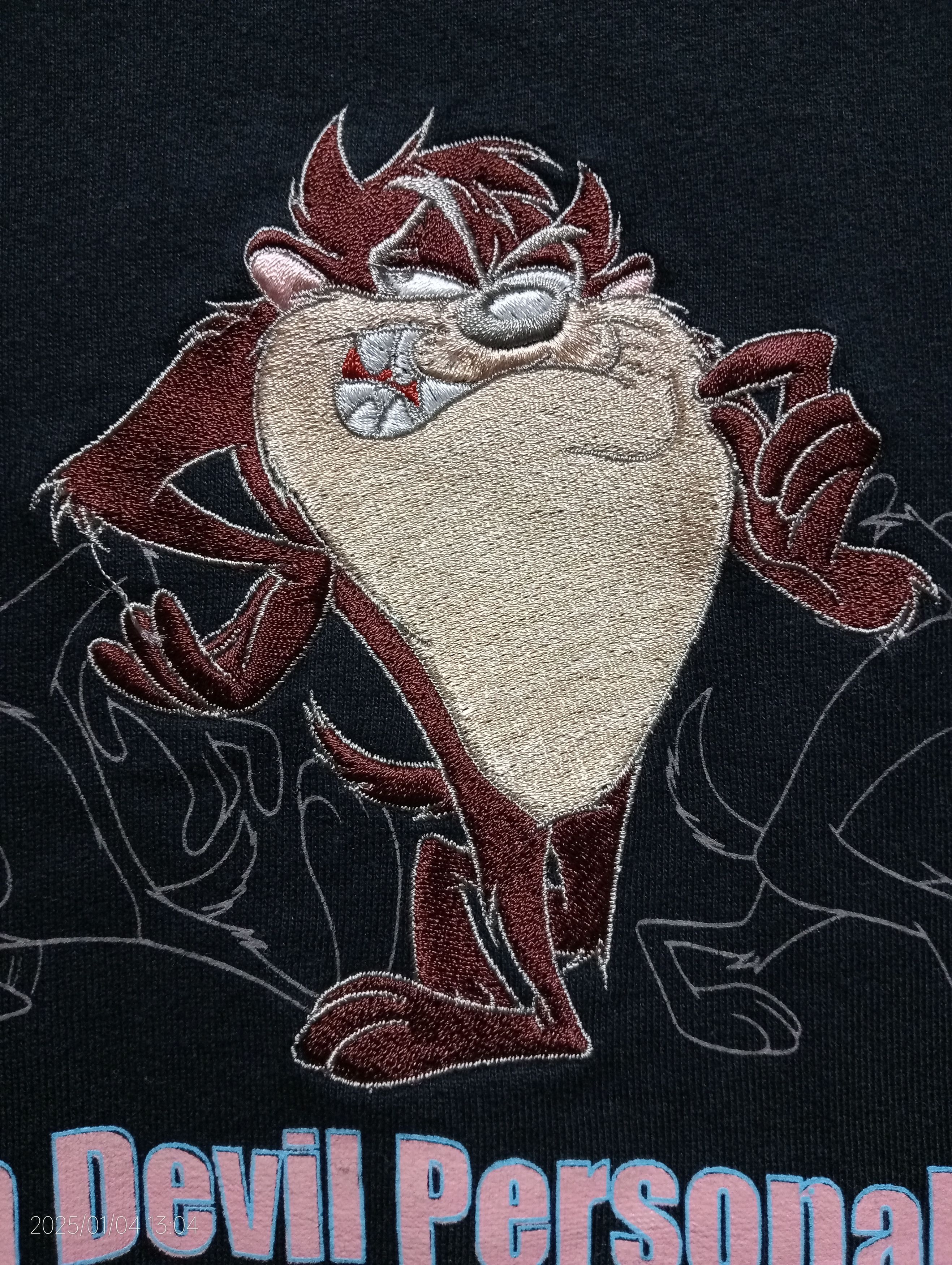 Cartoon Network Vintage Y2K Tazmania Devil Embroidery Crewneck Sweatshirt Size US L / EU 52-54 / 3 - 2 Thumbnail