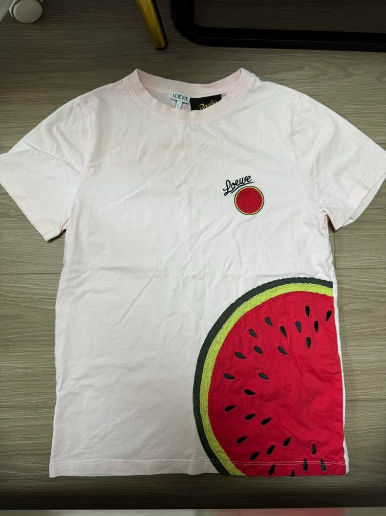 Loewe LOEWE Light pink watermelon short sleeves Size XS / US 0-2 / IT 36-38 - 1 Thumbnail