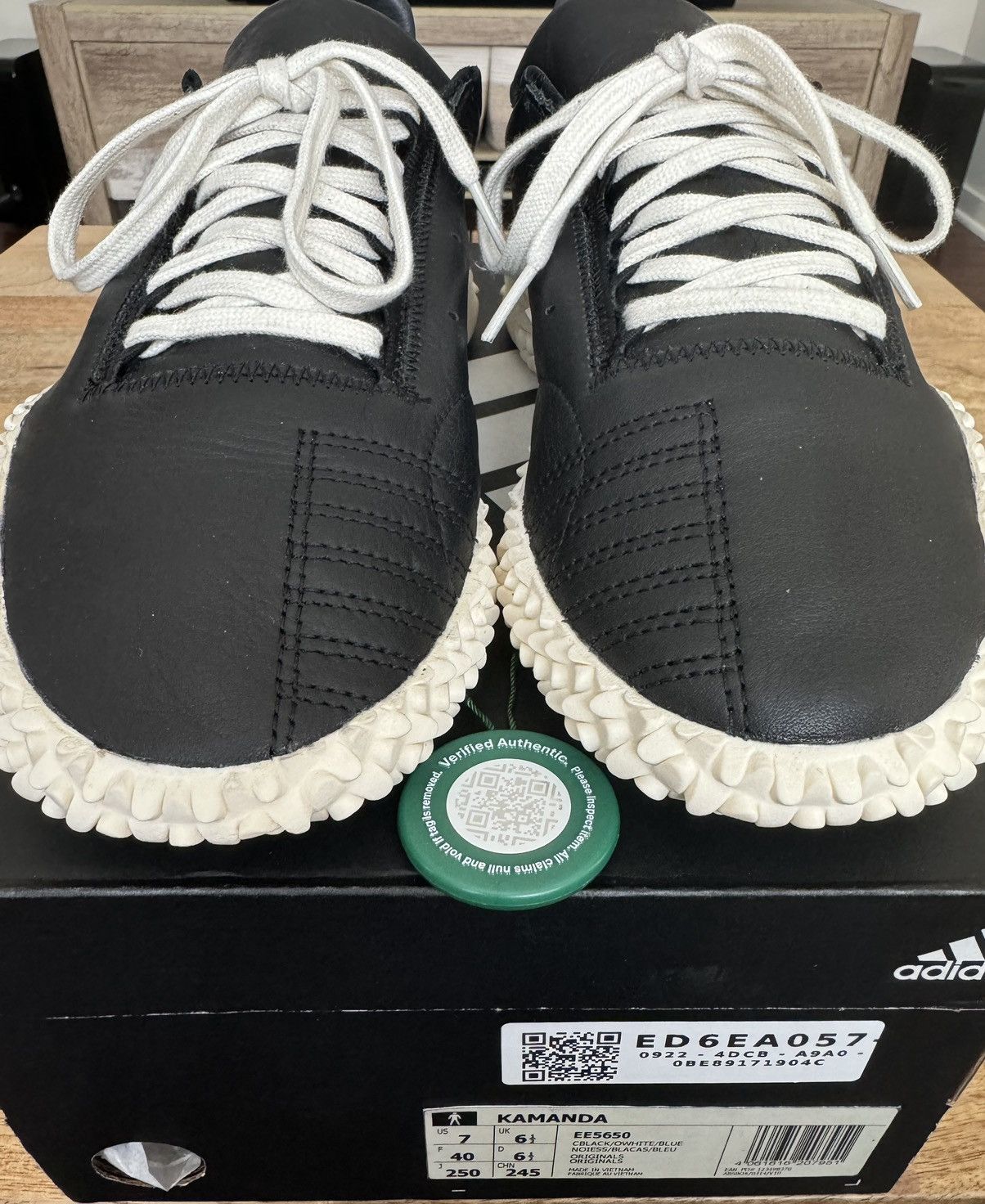 Adidas adidas Kamanda EE5650 black Horween US7 Size US 7 / EU 40 - 2 Thumbnail