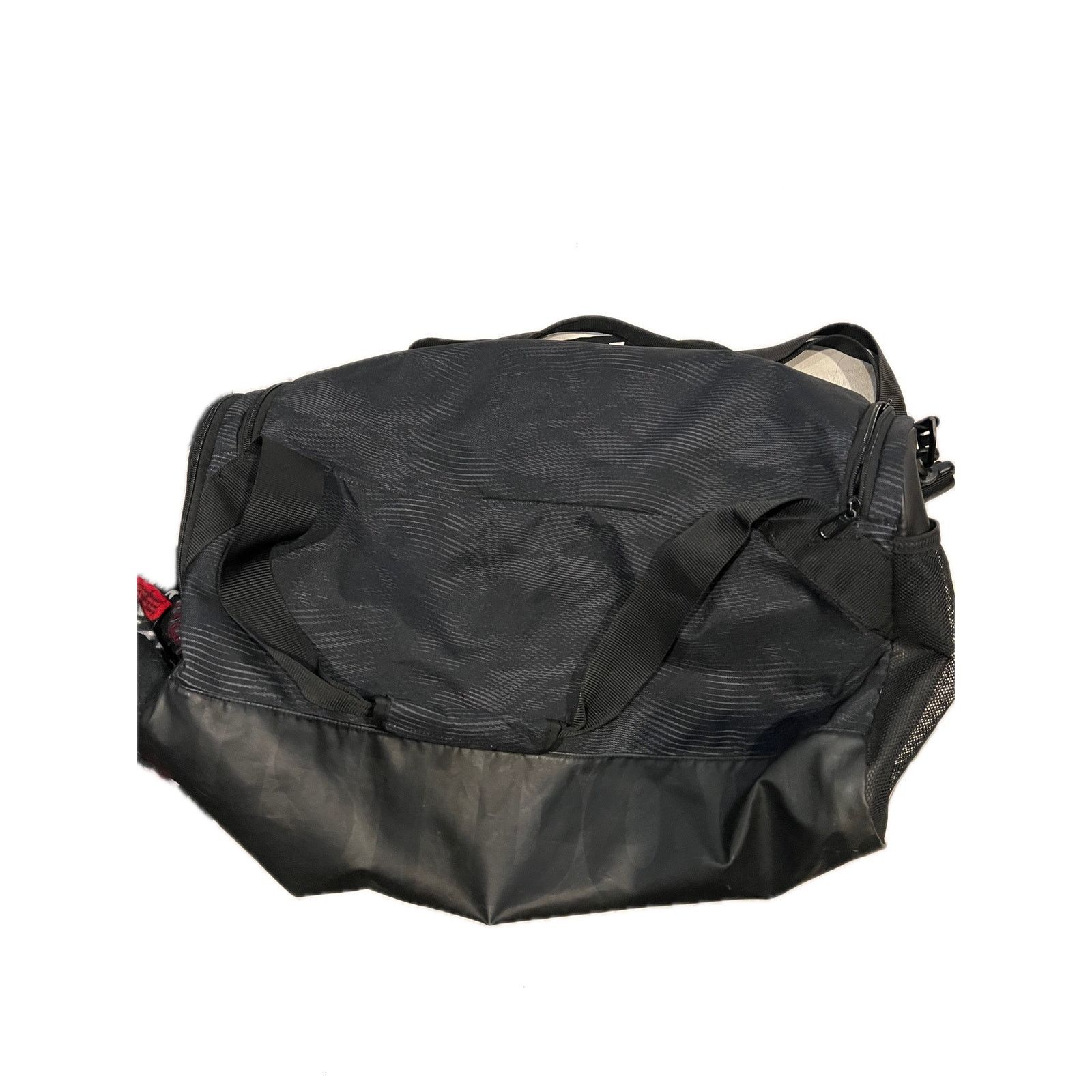 Nike Nike Brasilia Training Duffel Bag Small 41L Striped Black Size ONE SIZE - 3 Thumbnail