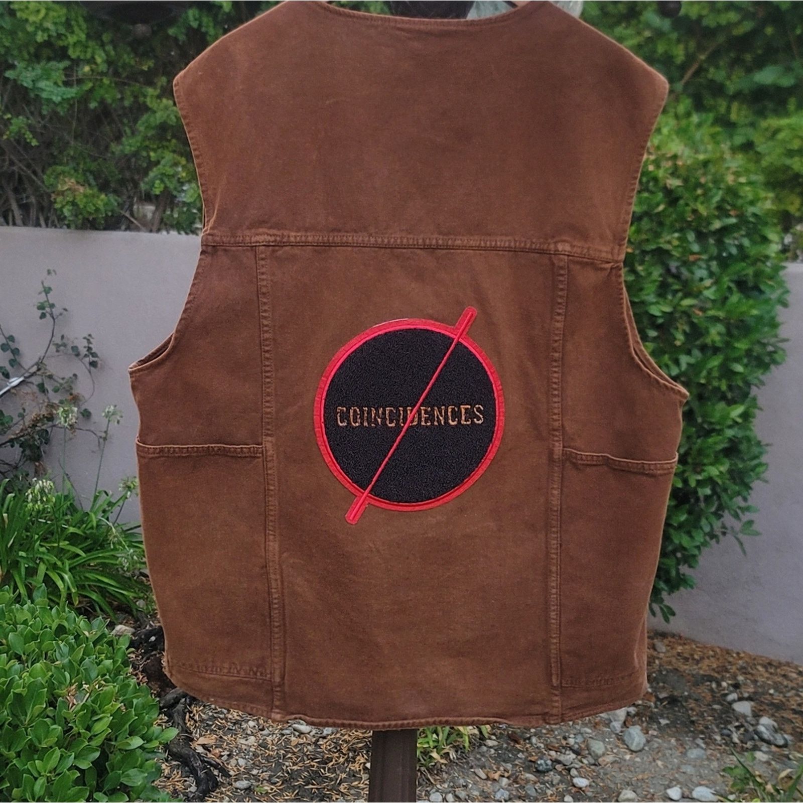 Designer Continual Coincidences Brand Upcycled Denim Hip Hop Vest Size US XXL / EU 58 / 5 - 5 Thumbnail