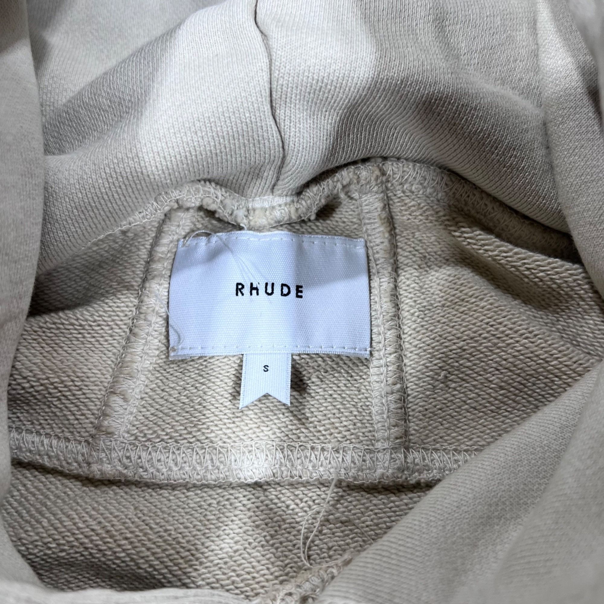 Rhude NEW RHUDE SCRIPT TAUPE HOODIE SZ SMALL Size US S / EU 44-46 / 1 - 4 Thumbnail