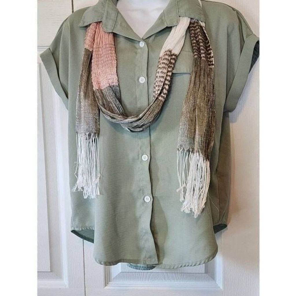 Shein Shein Sage Green Blouse Size M / US 6-8 / IT 42-44 - 1 Thumbnail