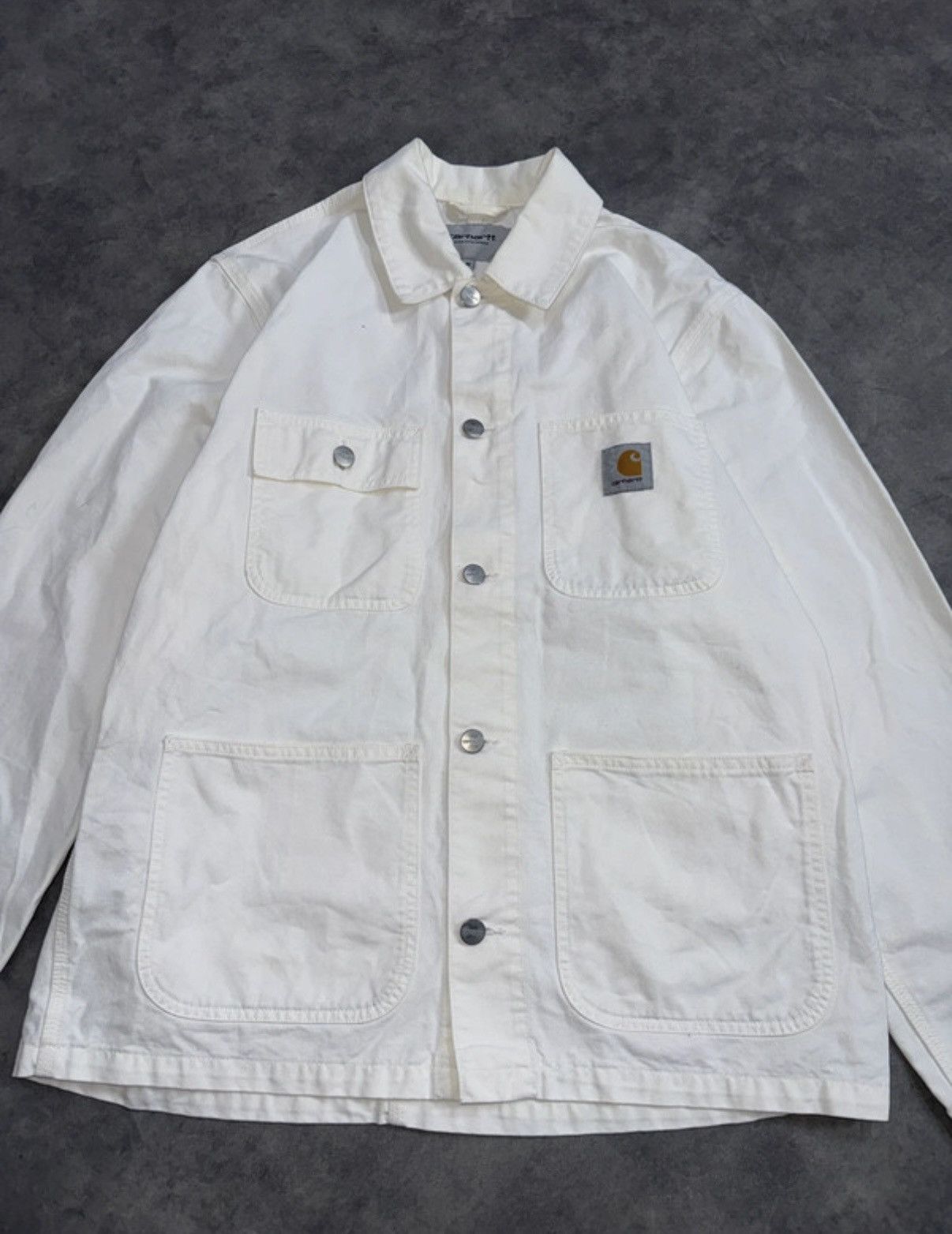 Carhartt Wip Michigan coat carhartt wip denim jacket workwear shirt Size US M / EU 48-50 / 2 - 3 Thumbnail