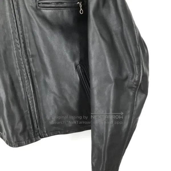 Schott Schott 643 Straight lapel leather jacket Size US XL / EU 56 / 4 - 5 Thumbnail