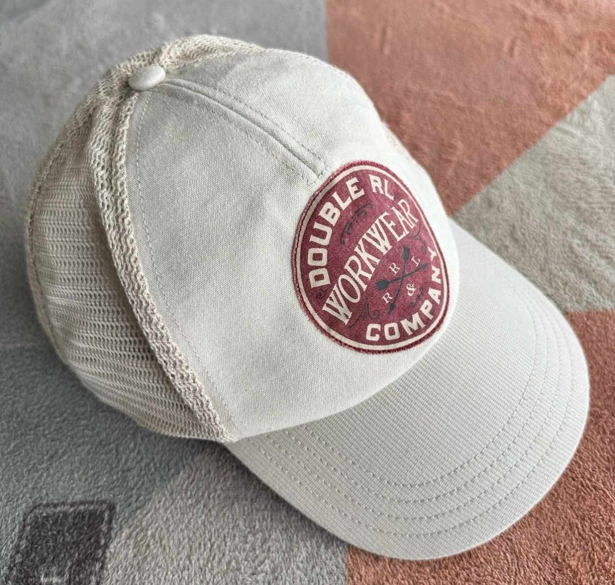 RRL Ralph Lauren RRL Mesh Trucker Cap Ralph Lauren Double RL K22 Size ONE SIZE - 2 Thumbnail