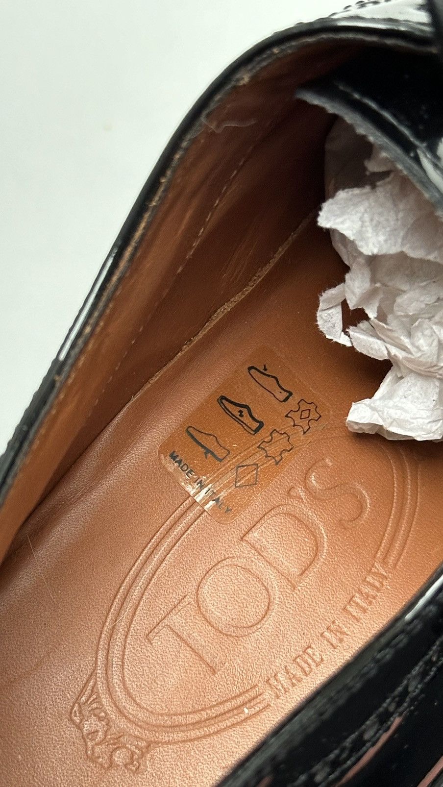 Tod's Tods Women Patent Leather Black Brogue Made In Italy Size 37 Size US 7 / IT 37 - 5 Thumbnail
