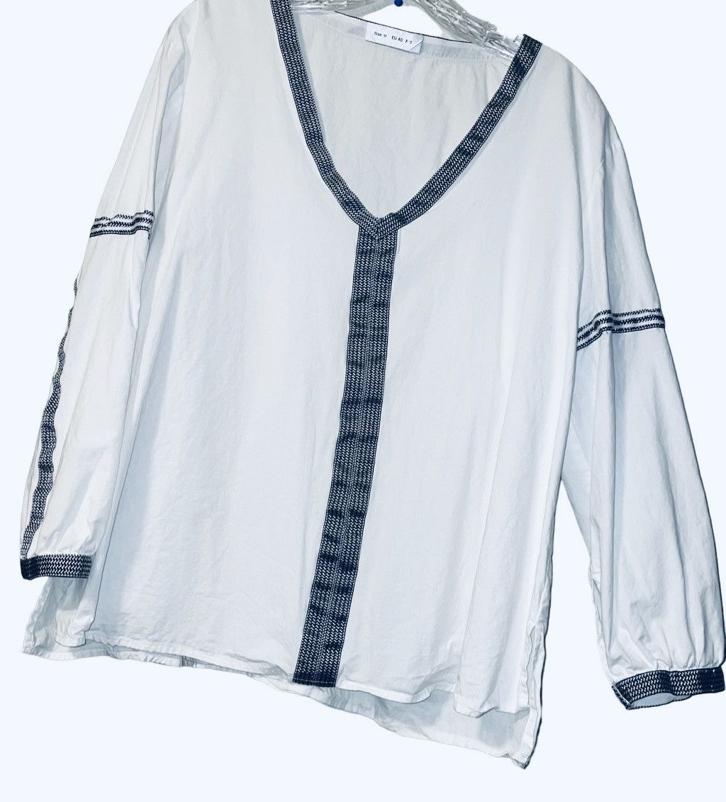 Other Kaftan Cotton Tunic Top by Lino Size M / US 6-8 / IT 42-44 - 1 Thumbnail