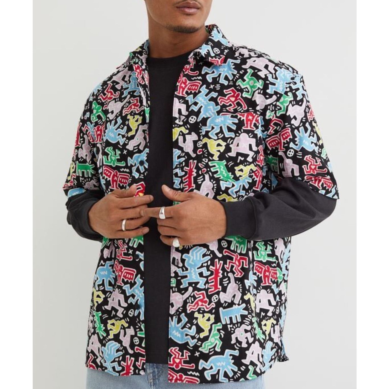 H&M H&M x Keith Haring - Coupe Decontractee Shirt / limited / XS Size US XS / EU 42 / 0 - 3 Thumbnail