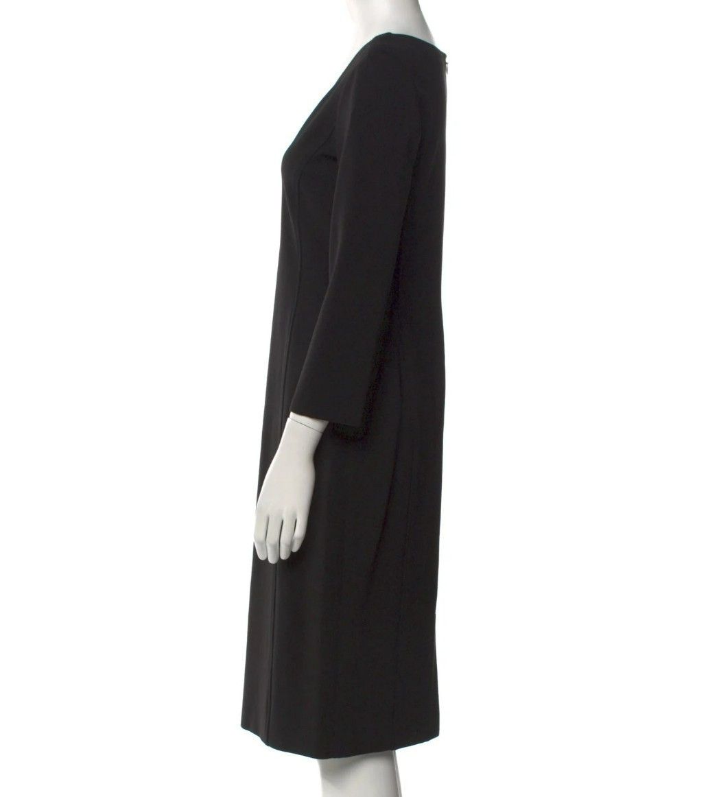 Armani Collezioni Armani Collezioni Sheath Dress – Black, Scoop Neck, Size 6 Size M / US 6-8 / IT 42-44 - 3 Thumbnail