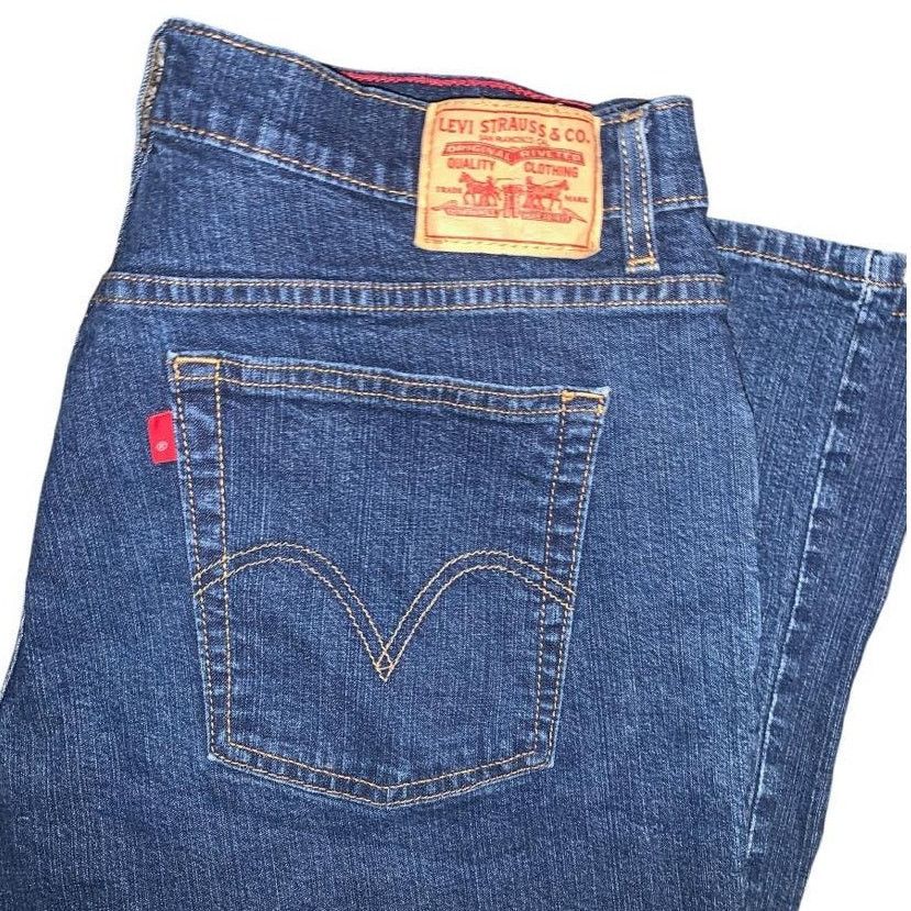 Levi's VINTAGE Levis 550 Relaxed Bootcut Jeans Dark Denim 16M Egypt Size 38" / US 16 / IT 52 - 7 Thumbnail