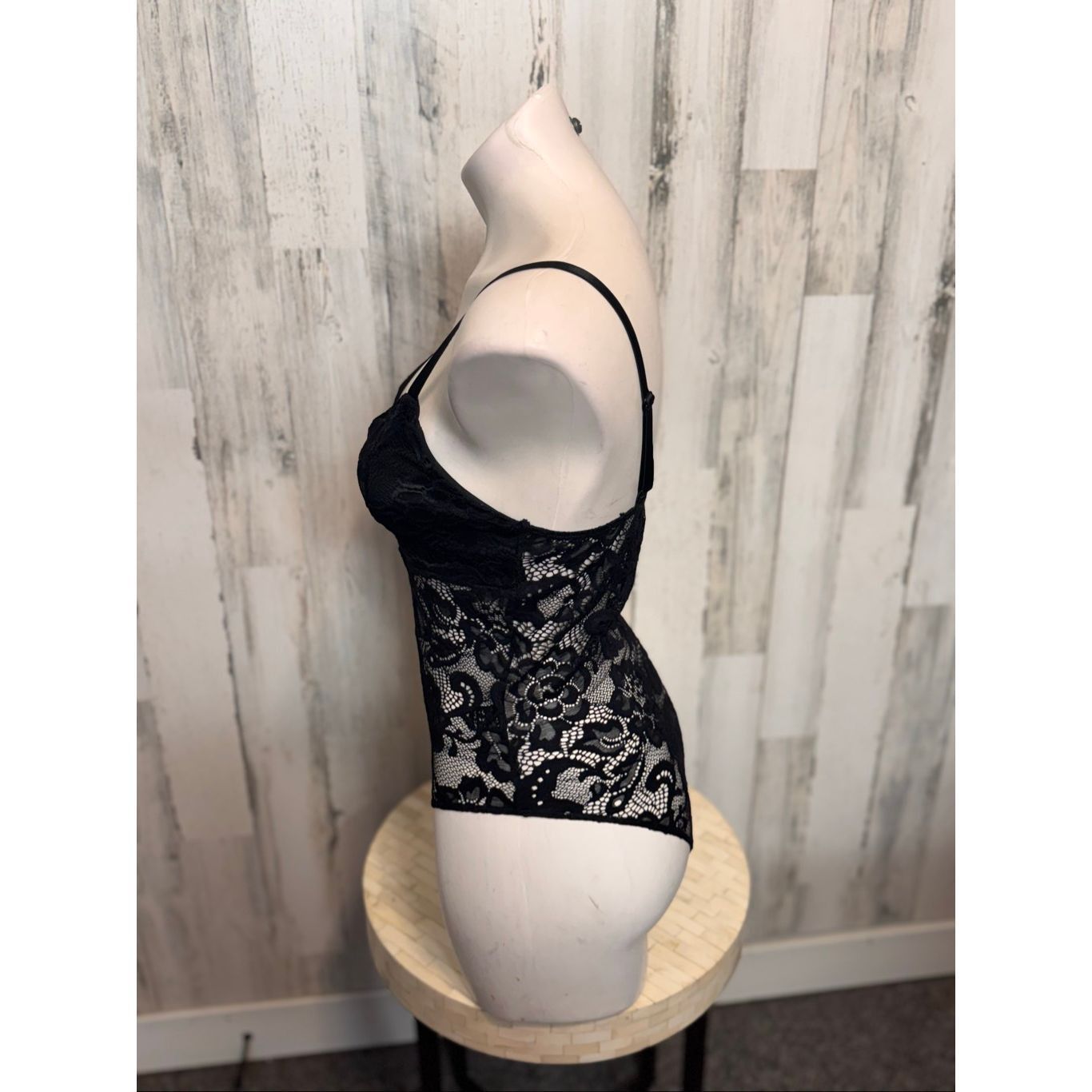 Other Black Lace Bodysuit | Sexy Floral Lingerie One-Piece – Size Medium Size M / US 6-8 / IT 42-44 - 5 Thumbnail
