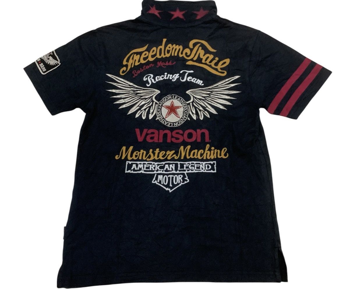 Vanson Leathers Vanson Leather Motorcycle Polo Embroided Patch Size US S / EU 44-46 / 1 - 2 Thumbnail