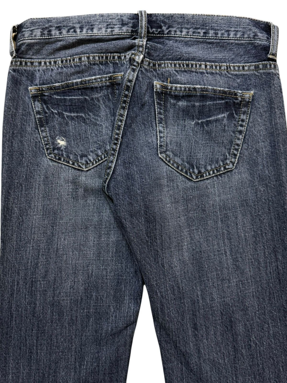 If Six Was Nine Vintage 90s Japanese Brand Faded Distressed Wide Leg Flared Size US 28 / EU 44 - 5 Thumbnail