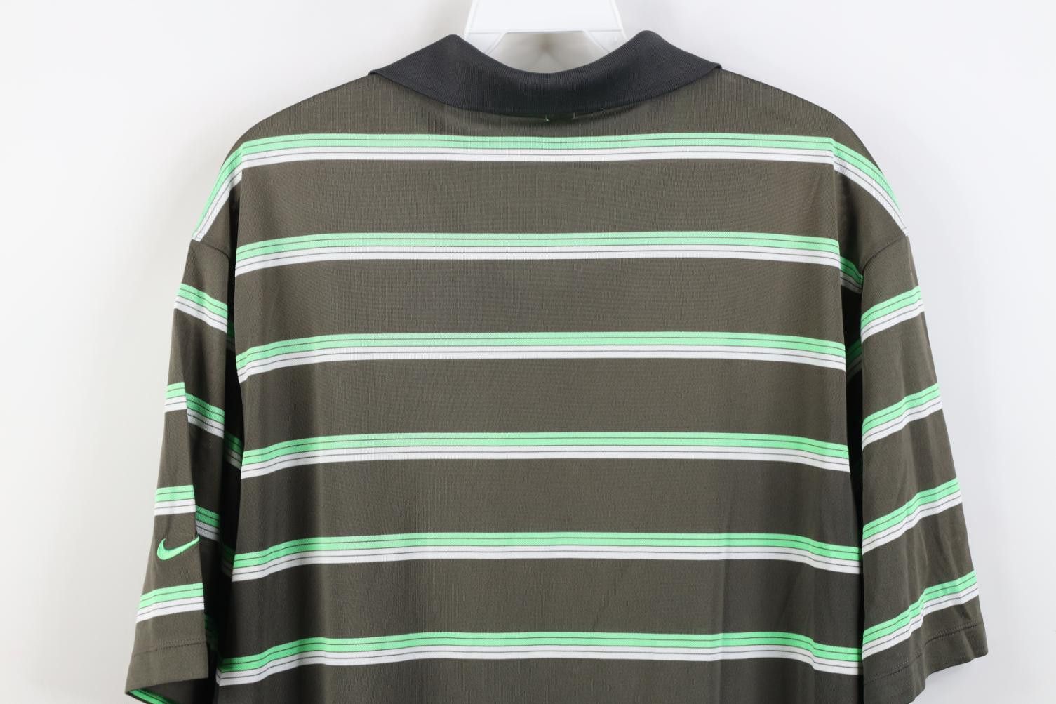 Nike Nike Golf Tour Performance Sun Faded Striped Knit Polo Size US L / EU 52-54 / 3 - 12 Thumbnail