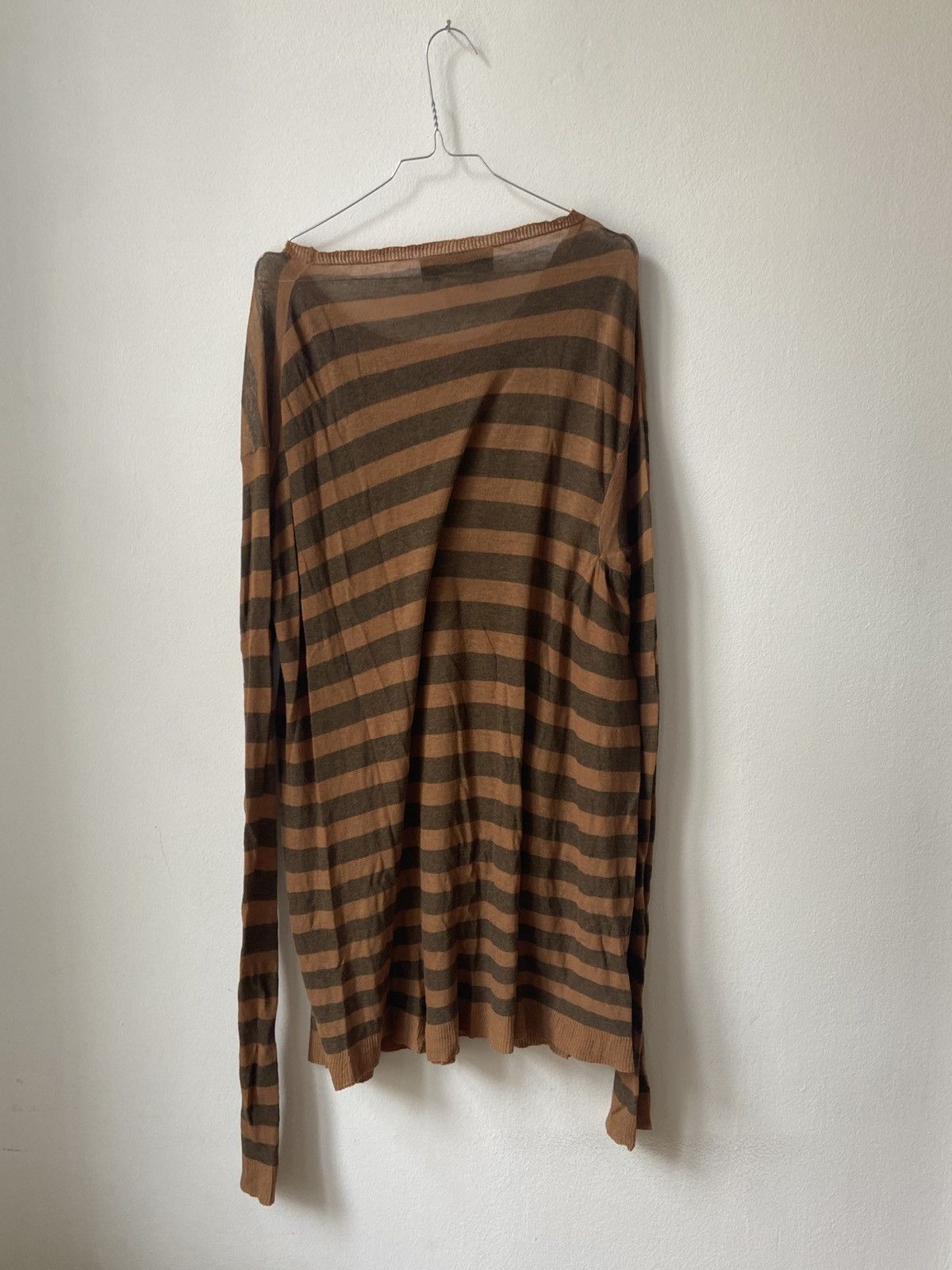 Haider Ackermann SS15 rare press sample striped longsleeve Size US S / EU 44-46 / 1 - 4 Thumbnail